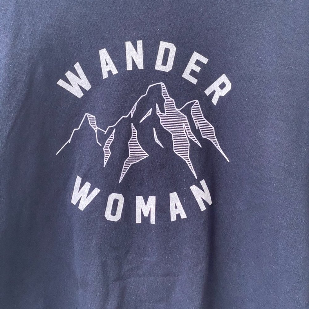 Wander Woman, Gildan Branded, Dark Blue, Heavy Blend Crew Neck, Size M - Picture 3 of 7